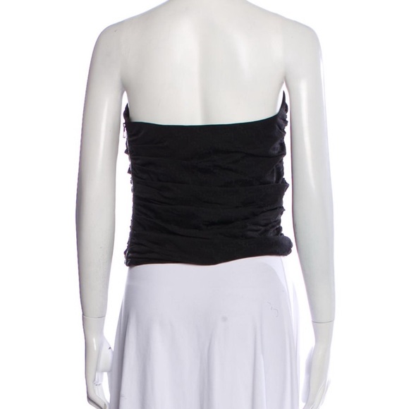 Miaou Black Silky Corset Top with Side Zipper | Size S | worn once - Picture 6 of 7